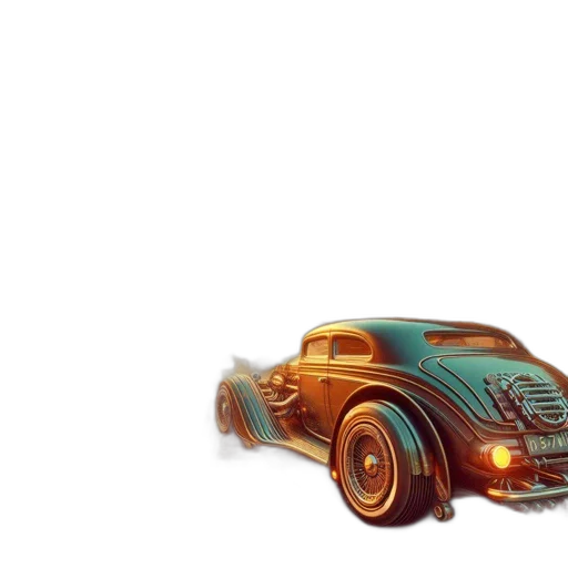 car, robot, weapon, 3d render transparent PNG cut-out