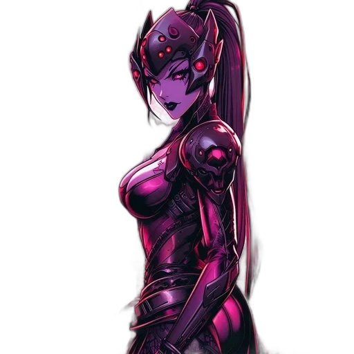 robot, dress, comic book art, concept art transparent PNG cut-out