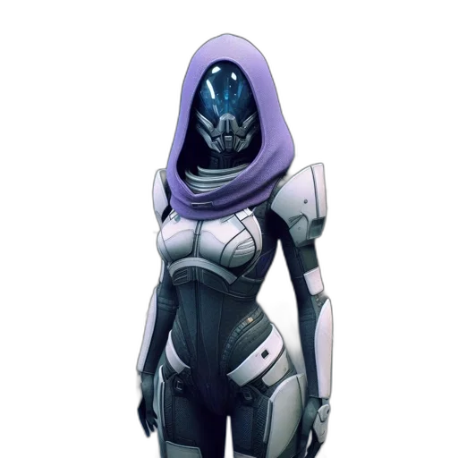 robot, mask, weapon, staff transparent PNG cut-out