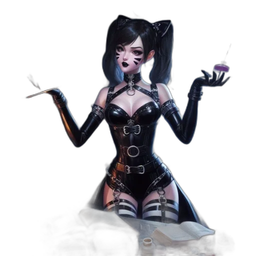 staff, mask, dress, concept art transparent PNG cut-out