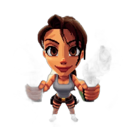 staff, pixel art, 3d render, concept art transparent PNG cut-out