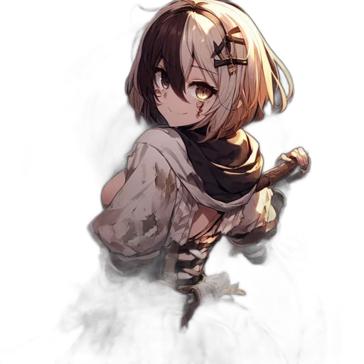 creature, mask, weapon, face transparent PNG cut-out