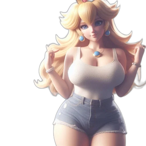 dress, 3d render, concept art, anime transparent PNG cut-out