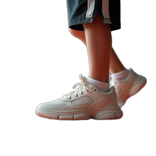 shoes, jacket, weapon, 3d render transparent PNG cut-out