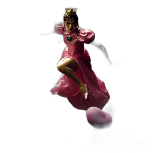 dress, staff, crown, jewelry transparent PNG cut-out