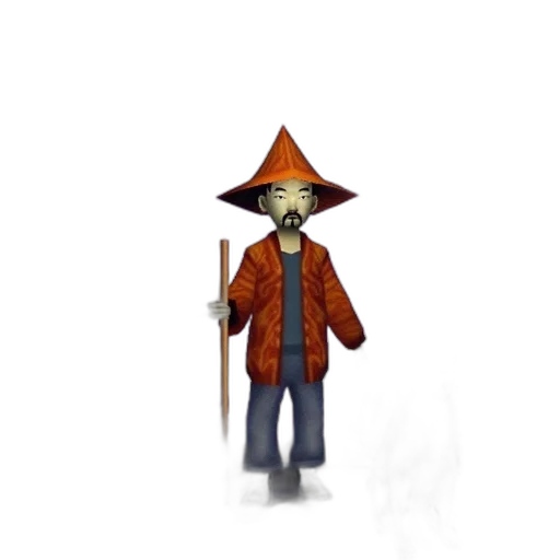 staff, hat, mask, jacket transparent PNG cut-out