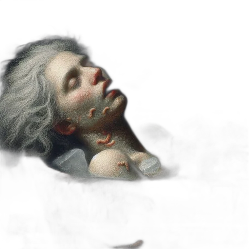 face, mask, photorealistic, oil painting transparent PNG cut-out