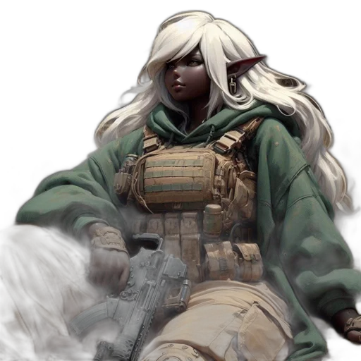 jacket, weapon, staff, concept art transparent PNG cut-out