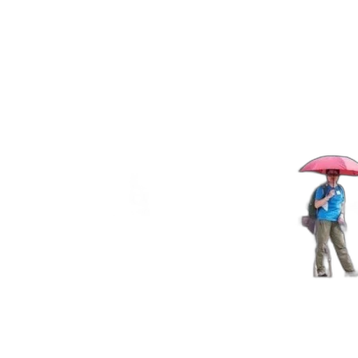 umbrella, staff, jacket, robot transparent PNG cut-out