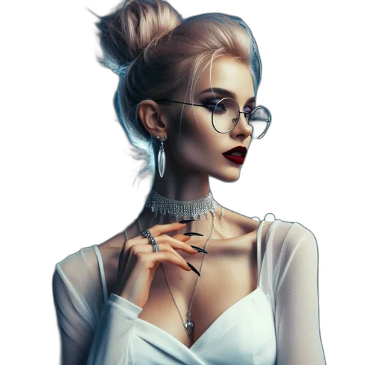 jewelry, face, dress, crown transparent PNG cut-out