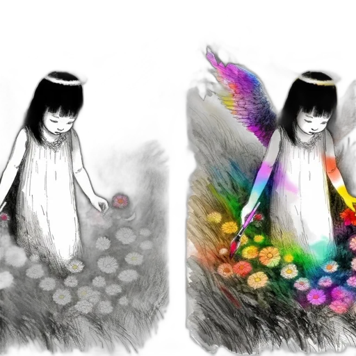 fantasy art, concept art, watercolor, photorealistic transparent PNG cut-out