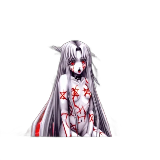dress, robot, creature, staff transparent PNG cut-out