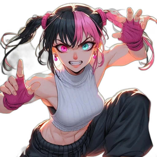 weapon, staff, jacket, face transparent PNG cut-out
