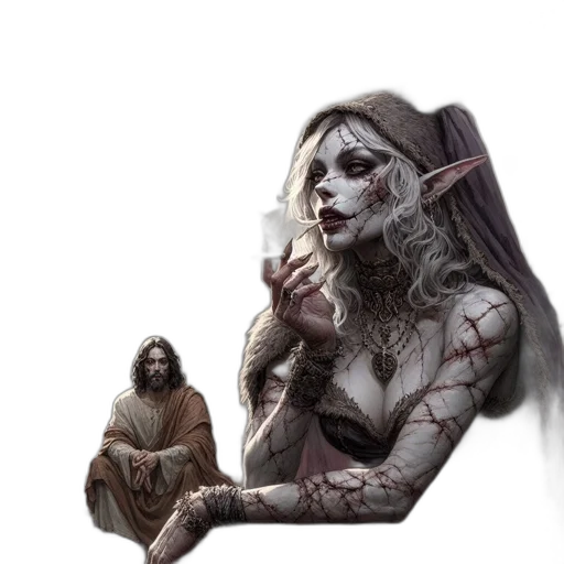 creature, concept art, fantasy art, comic book art transparent PNG cut-out