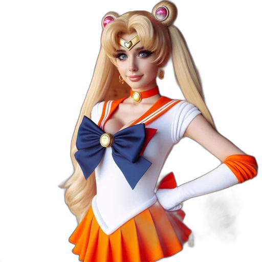 dress, anime, 3d render, concept art transparent PNG cut-out