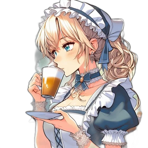 dress, food, robot, staff transparent PNG cut-out