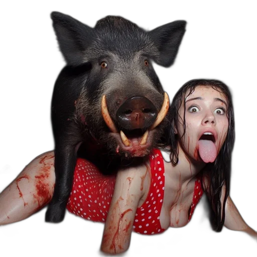 animal, creature, food, face transparent PNG cut-out