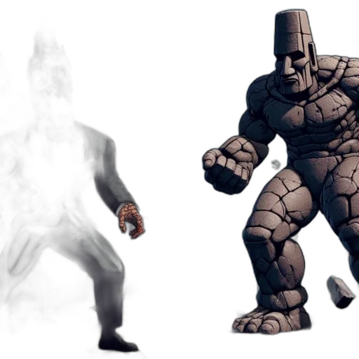 concept art, 3d render, comic book art, fantasy art transparent PNG cut-out