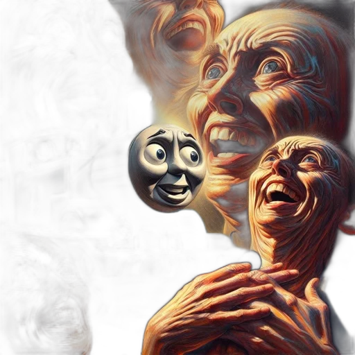 mask, face, creature, concept art transparent PNG cut-out