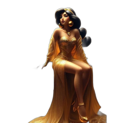 dress, concept art, fantasy art, 3d render transparent PNG cut-out