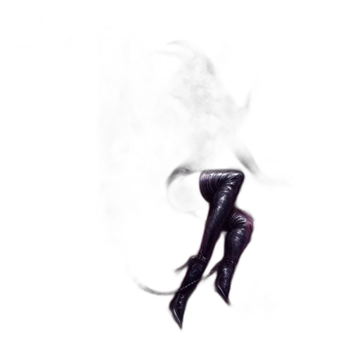 shoes, dress, mask, creature transparent PNG cut-out