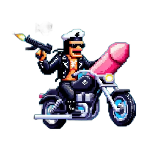 weapon, jacket, pixel art, concept art transparent PNG cut-out