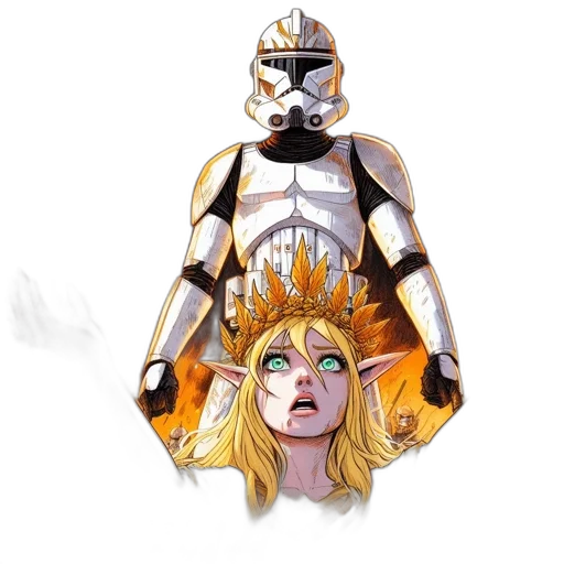mask, concept art, comic book art, fantasy art transparent PNG cut-out