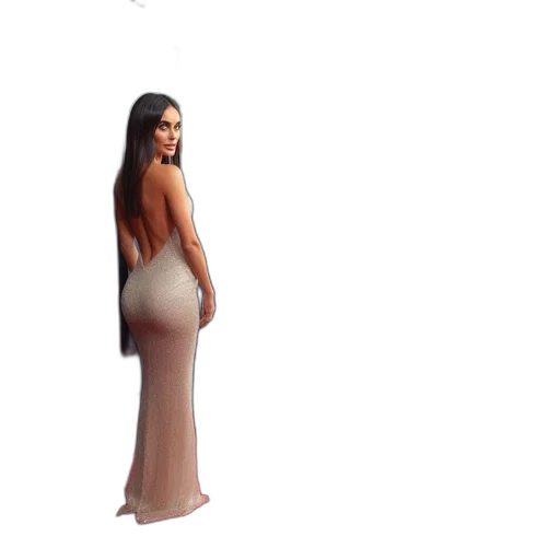 dress, hair, creature, animal transparent PNG cut-out