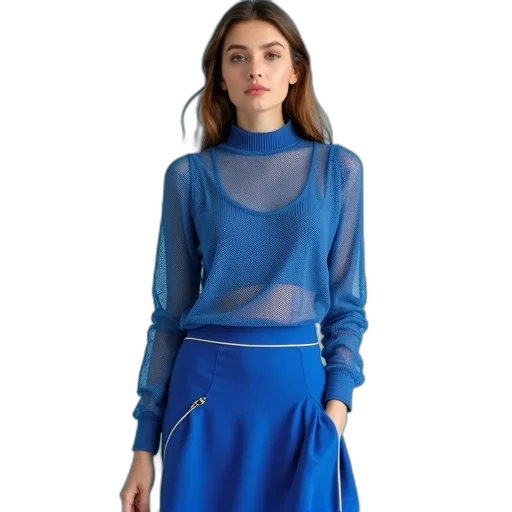 dress, jacket, staff, jewelry transparent PNG cut-out