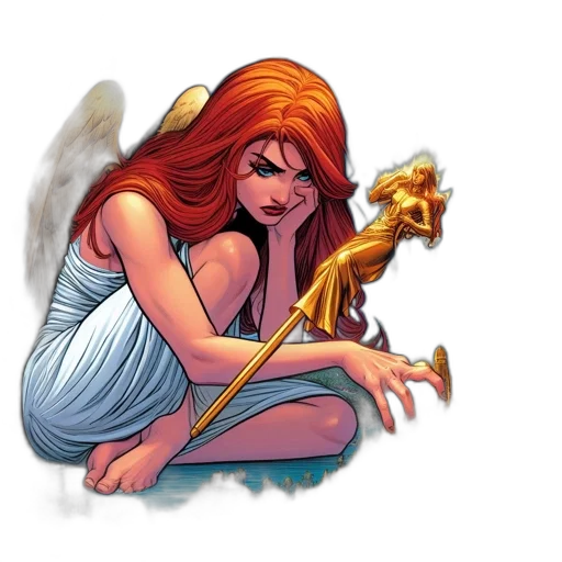 jewelry, staff, concept art, comic book art transparent PNG cut-out
