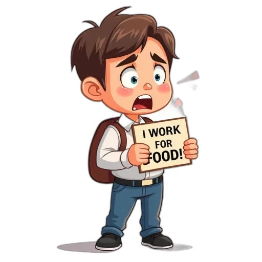 staff, food, jacket, robot transparent PNG cut-out