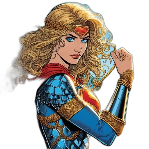 comic book art, concept art, fantasy art, cartoon transparent PNG cut-out