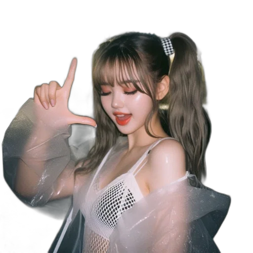jacket, dress, hair, robot transparent PNG cut-out