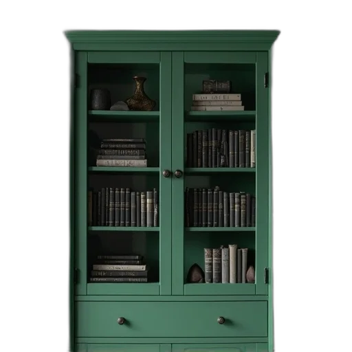 furniture, 3d render, green, dark transparent PNG cut-out