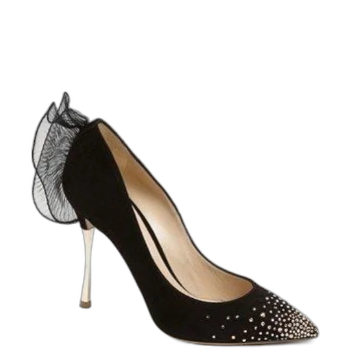 shoes, black, high-heeled, shoe transparent PNG cut-out