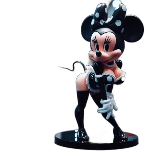 3d render, concept art, minnie, mouse transparent PNG cut-out