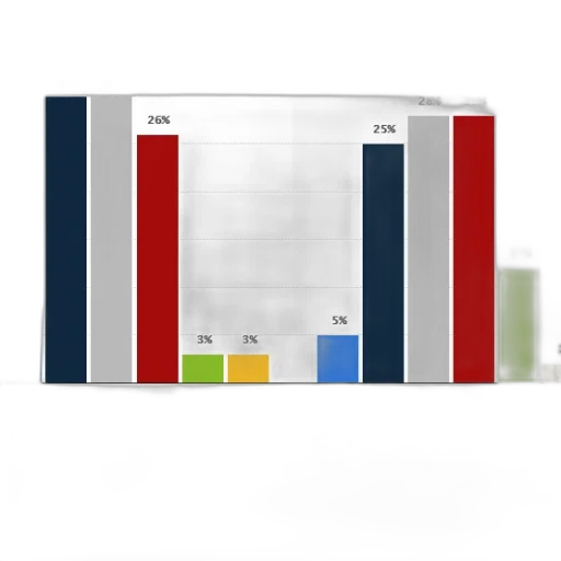 3d render, colorful, monochrome, bar transparent PNG cut-out