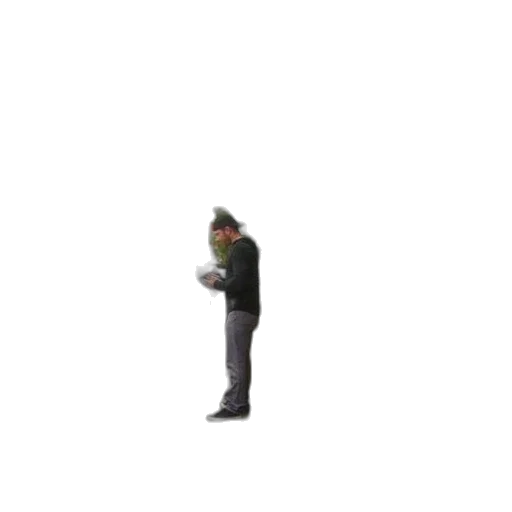 staff, hat, jacket, weapon transparent PNG cut-out