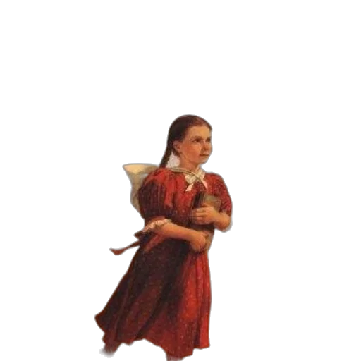 dress, staff, umbrella, face transparent PNG cut-out