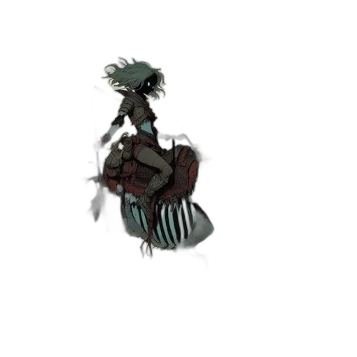 creature, staff, hat, animal transparent PNG cut-out