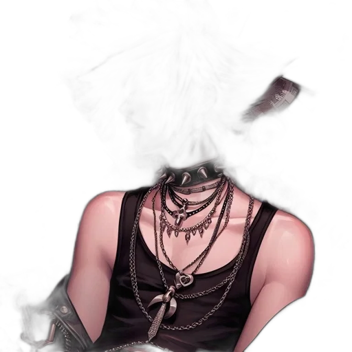 mask, hat, weapon, jewelry transparent PNG cut-out