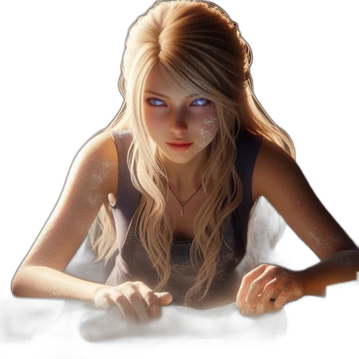 face, dress, jewelry, fantasy art transparent PNG cut-out