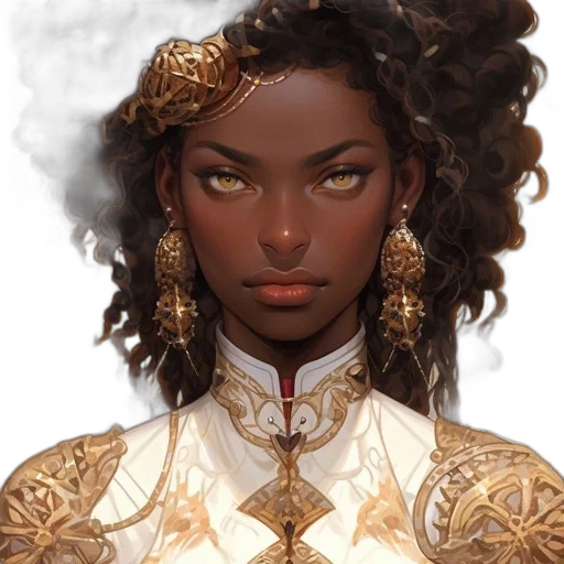 jewelry, crown, face, fantasy art transparent PNG cut-out