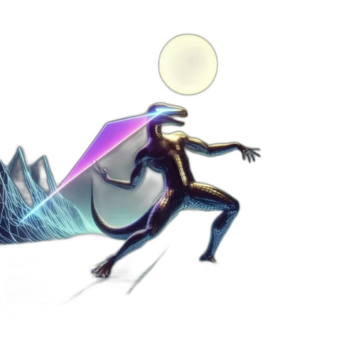 sword, dragon, robot, creature transparent PNG cut-out