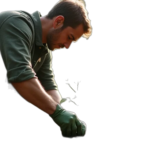 staff, jacket, weapon, animal transparent PNG cut-out