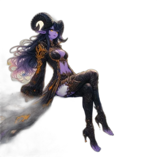 dragon, dress, fantasy art, concept art transparent PNG cut-out