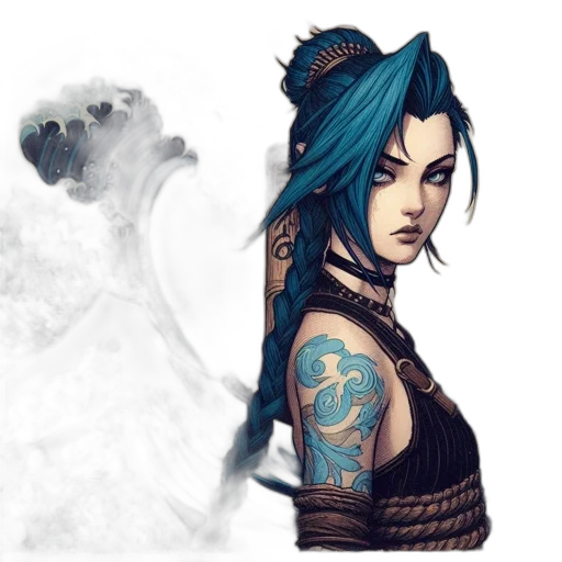 dragon, staff, mask, fantasy art transparent PNG cut-out