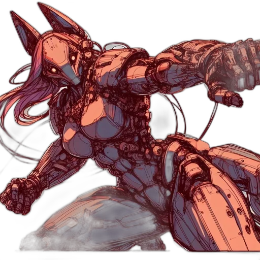robot, weapon, dragon, creature transparent PNG cut-out
