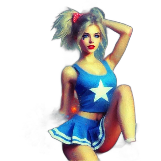 dress, comic book art, fantasy art, pixel art transparent PNG cut-out