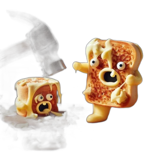 food, concept art, 3d render, photorealistic transparent PNG cut-out